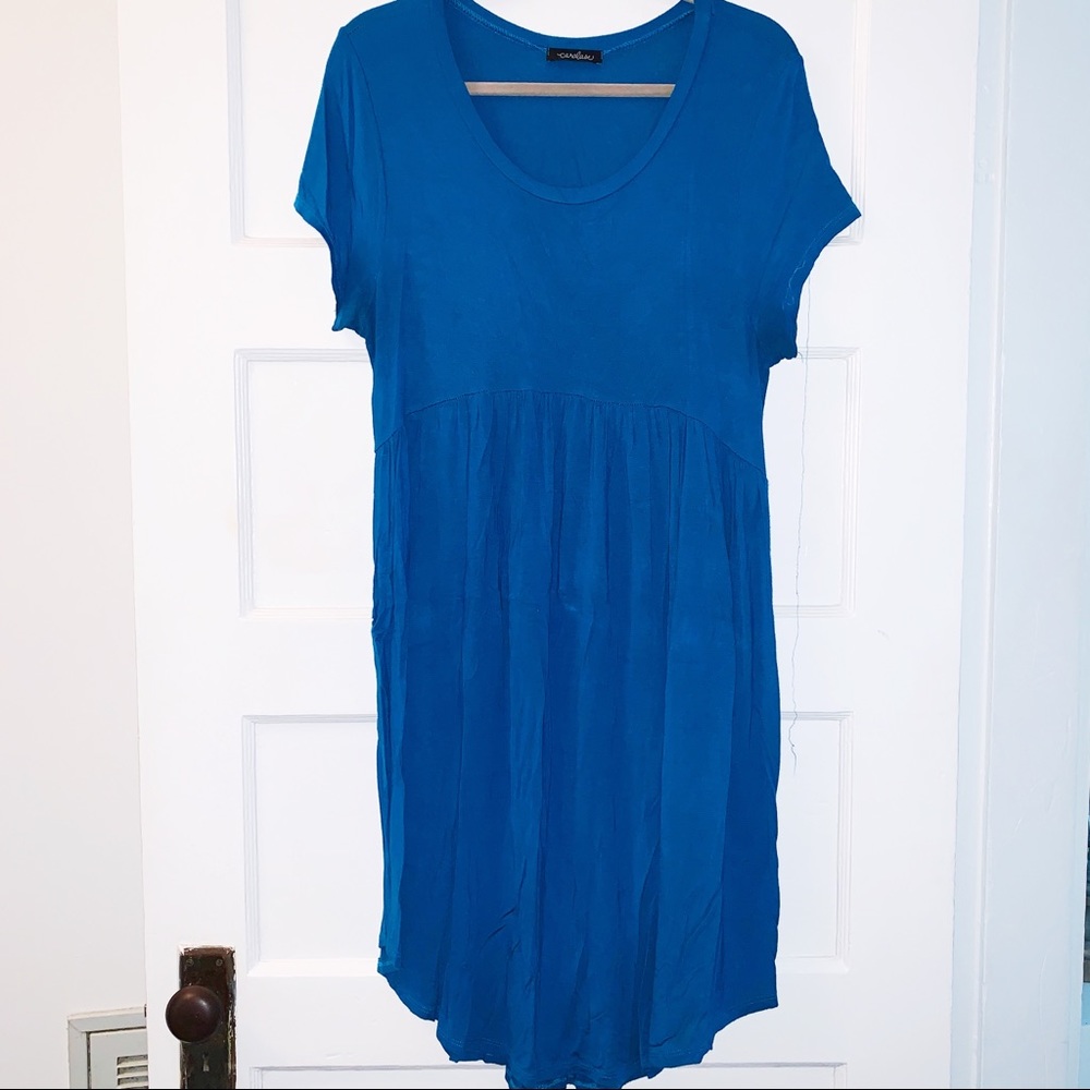 Caralase Hi-Lo Dress- Teal